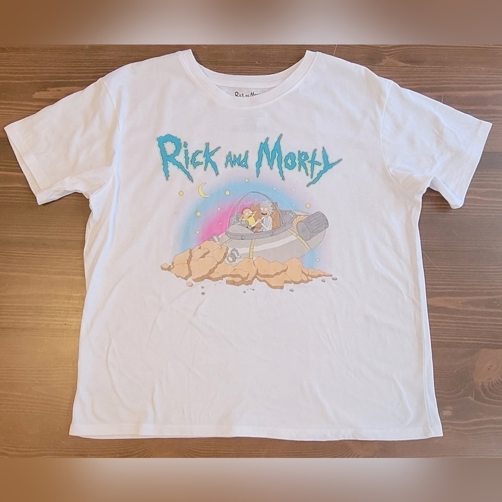 Women's Rick and Morty, Adult Swim Short Sleeve Shirt Size XXL